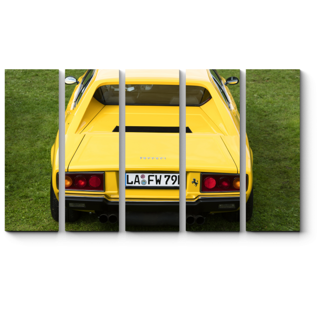 Модульная картина Ferrari Dino 308 GT4 Классический спортивный автомобиль