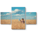 Модульная картина Мальчик в поле