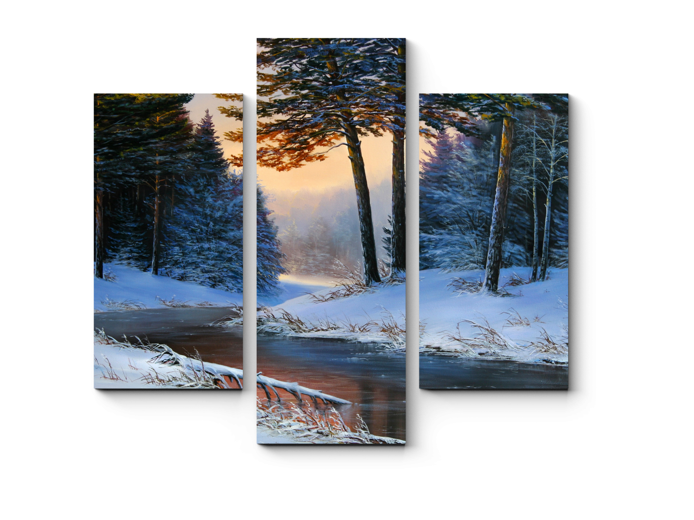 

Модульная картина Picsis, Холодная красота зимнего леса (20x30)