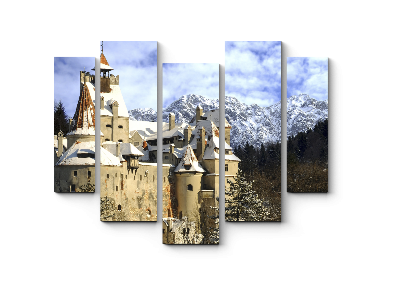 

Модульная картина Picsis, Замок Дракулы в Румынии (20x20)