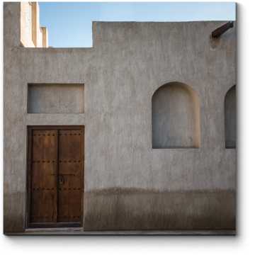 Модульная картина Фасад старого арабского дома