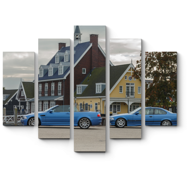 Модульная картина BMW на фене дома