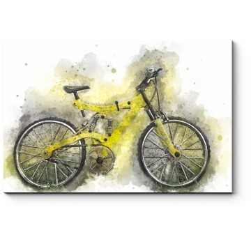 Модульная картина Абстрактный велосипед