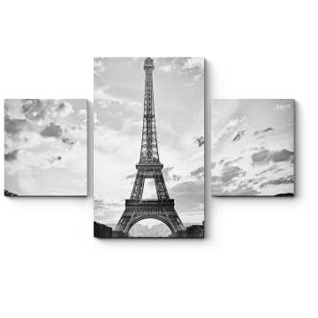 Модульная картина Черно-белый Париж
