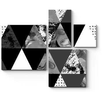 Модульная картина Узор из треугольников