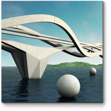 Модульная картина Пластичный мост