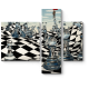 Модульная картина Иллюзия игры