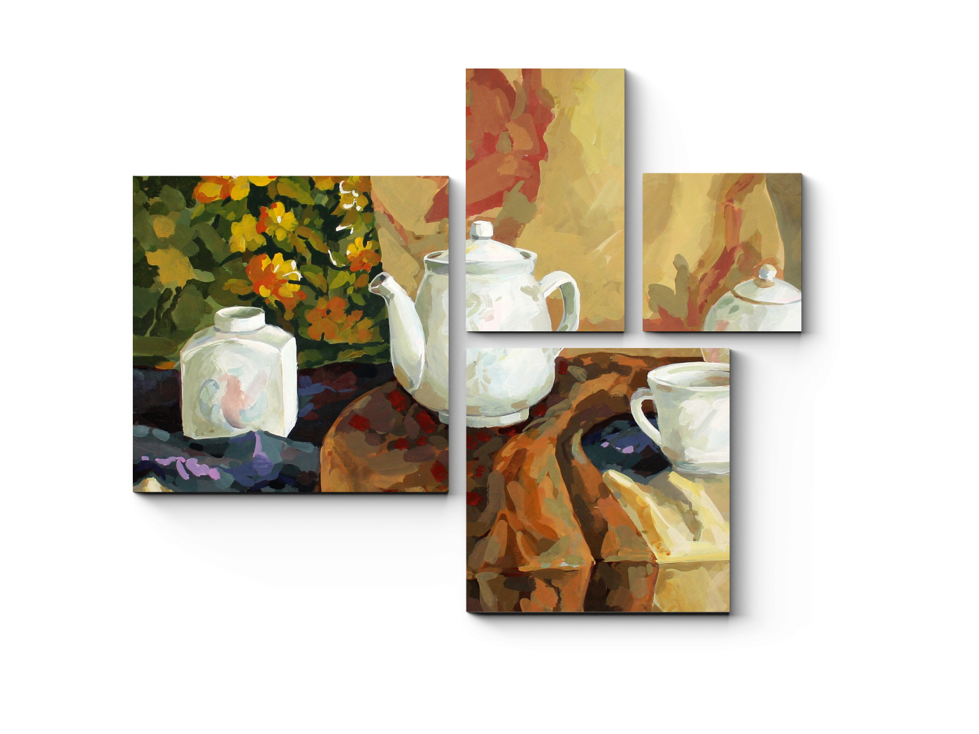 

Модульная картина Picsis, Натюрморт с драпировкой (20x20)