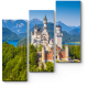 Модульная картина Сказочный замок Нойшванштайн, Германия