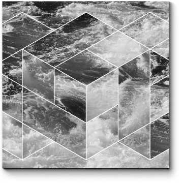 Модульная картина Узор из волн