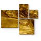Модульная картина Жидкое золото
