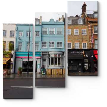 Модульная картина На улочках Инслингтона, Лондон