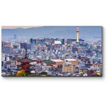 Модульная картина Сумерки спускаются на Киото