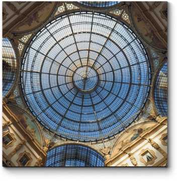 Модульная картина Стеклянный купол Миланского собора