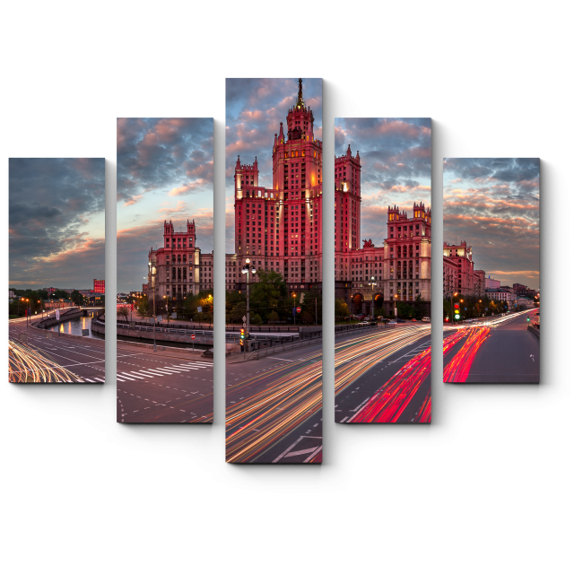 Модульная картина Величественная Москва