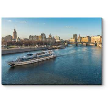 Модульная картина Путешествие по Москва реке