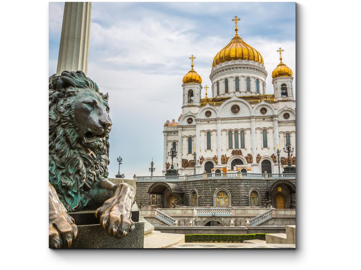 

Модульная картина Picsis, Храм Христа Спасителя в Москве (20x20)