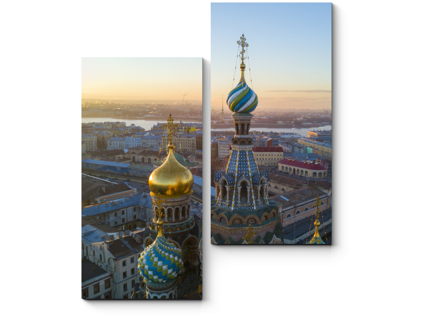 

Модульная картина Picsis, Северная Столица на закате (20x30)