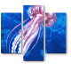 Модульная картина Королевская медуза