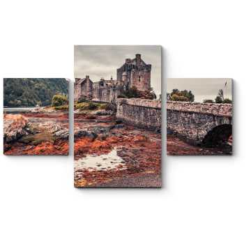 Модульная картина Замок Эйлен Донан в Шотландии в закате