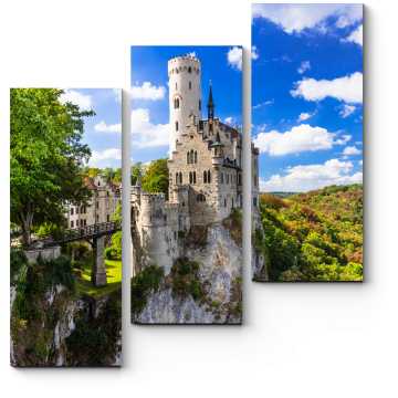 Модульная картина Красивый замок в Германии