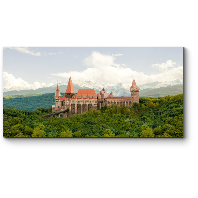 Модульная картина Замок в Румынии