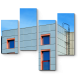Модульная картина Фасад современного здания