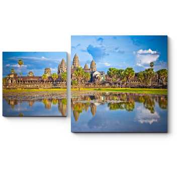 Модульная картина Знаменитый храмовый комплекс Ангкор-Ват