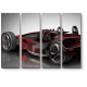 Модульная картина Красный спортивный автомобиль