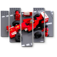 Модульная картина Lego команда Ferrari F14 T гоночный автомобиль
