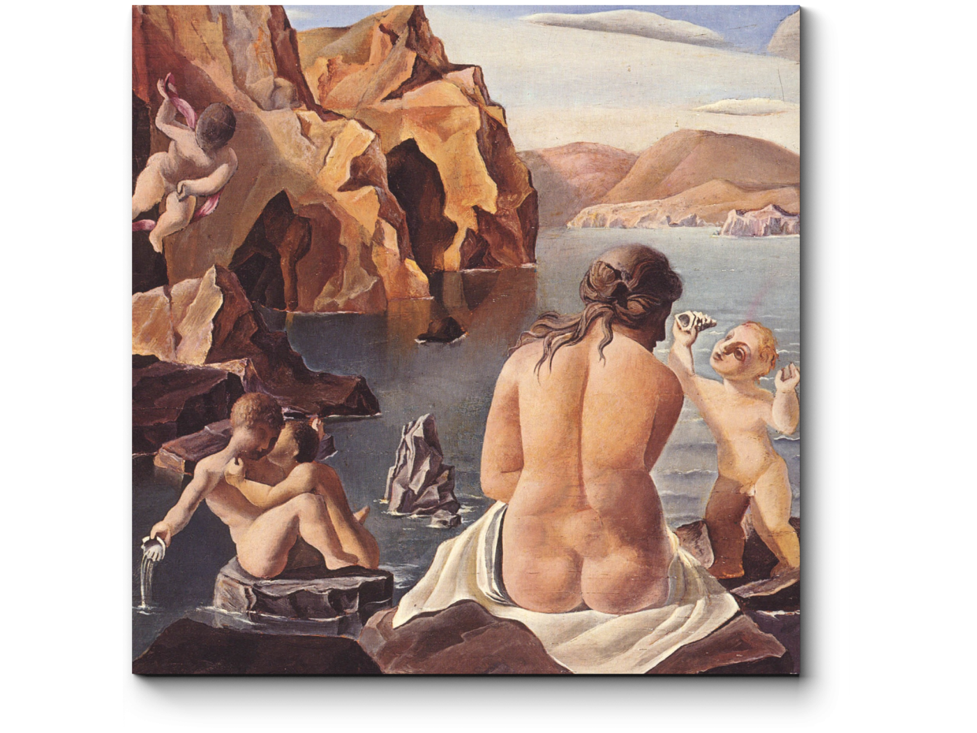 

Модульная картина Picsis, Венера и Кипидоны (20x20)