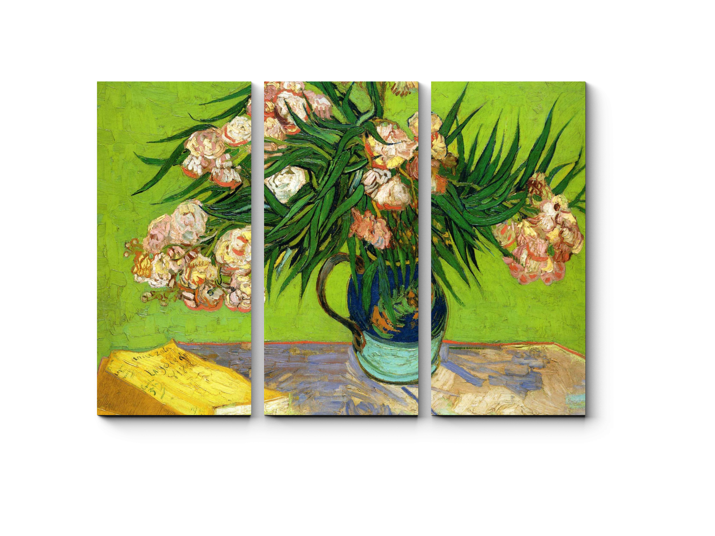 

Модульная картина Picsis, Олеандры и книга (20x20)