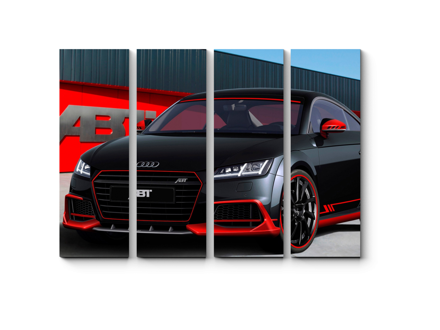 

Модульная картина Picsis, Черный Audi (20x20)