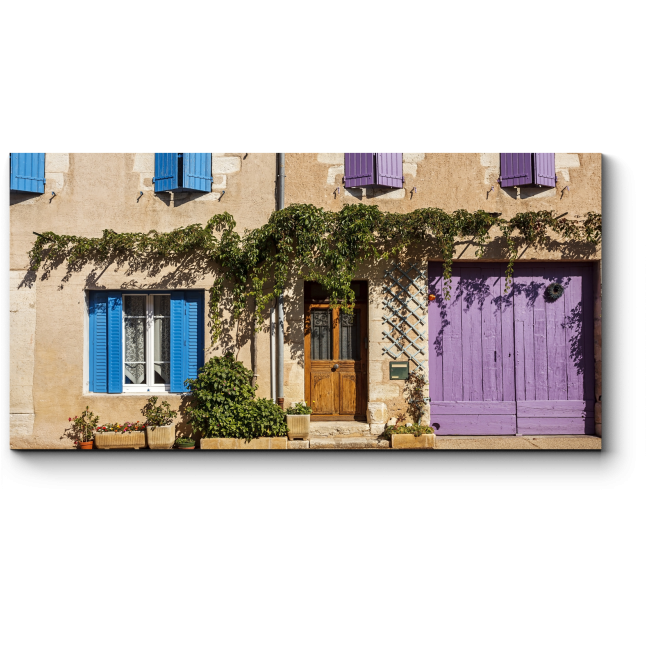 Модульная картина Фасад традиционного дома в Провансе