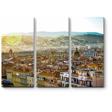 Модульная картина Панорама, Ницца, Франция