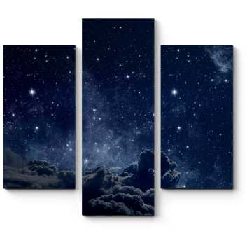 Модульная картина Звездное небо, завораживающая ночь