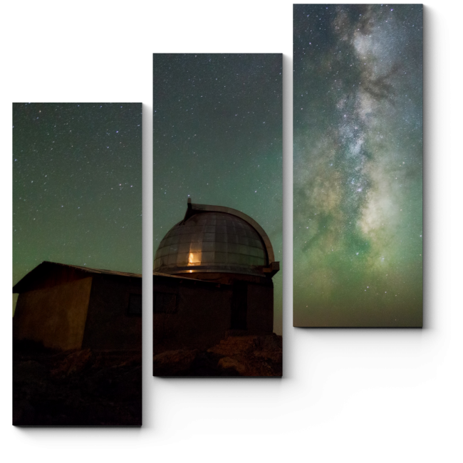 Модульная картина Обсерватория под звездами 