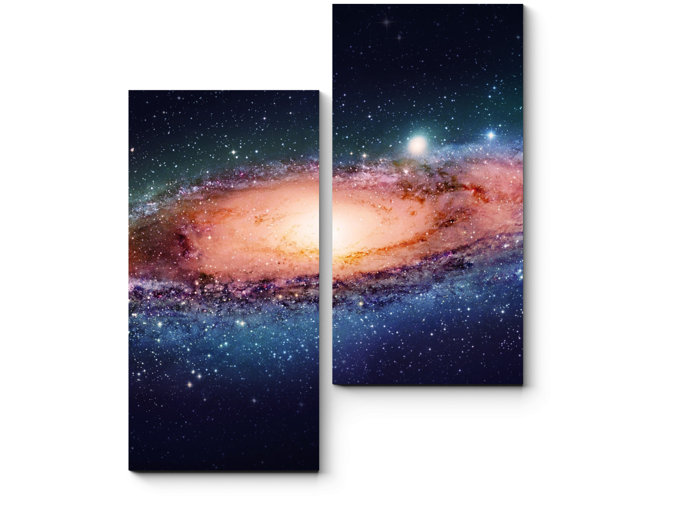 

Модульная картина Picsis, Холодное сияние космоса (20x20)