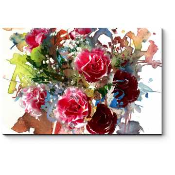 Модульная картина Букет из роз