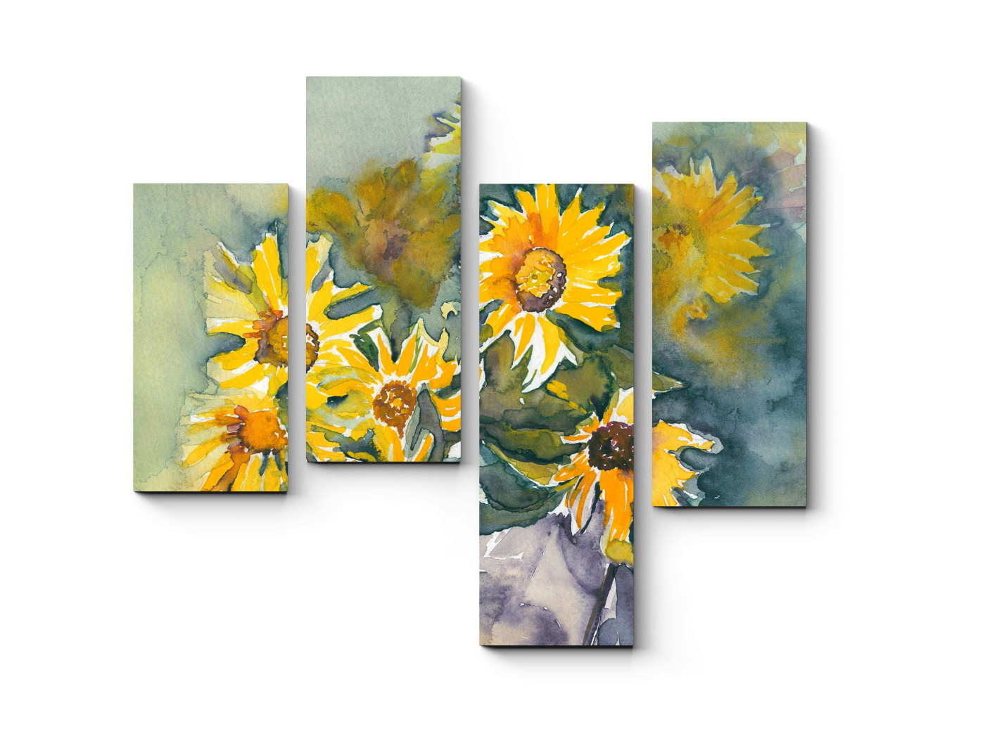 

Модульная картина Picsis, Букет подсолнухов (20x20)