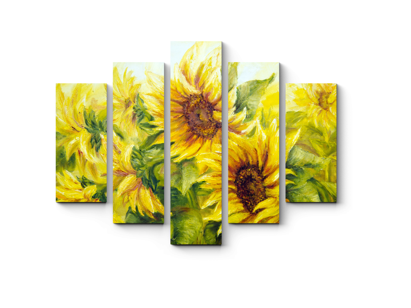 

Модульная картина Picsis, Подсолнухи маслом (20x20)