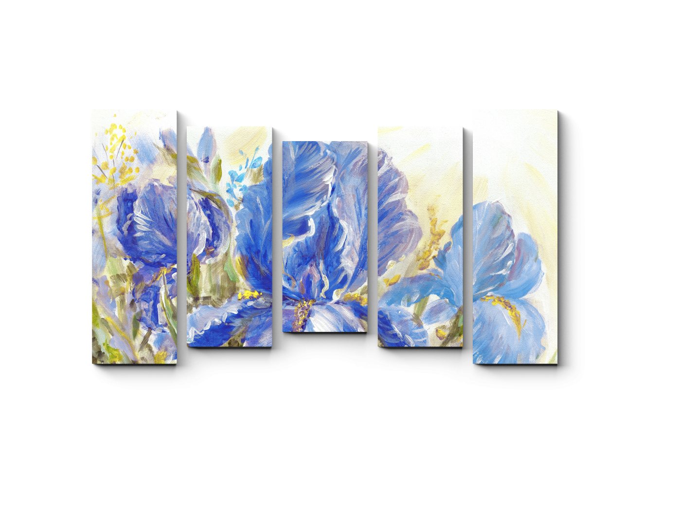 

Модульная картина Picsis, Ирисы небесного цвета (20x20)