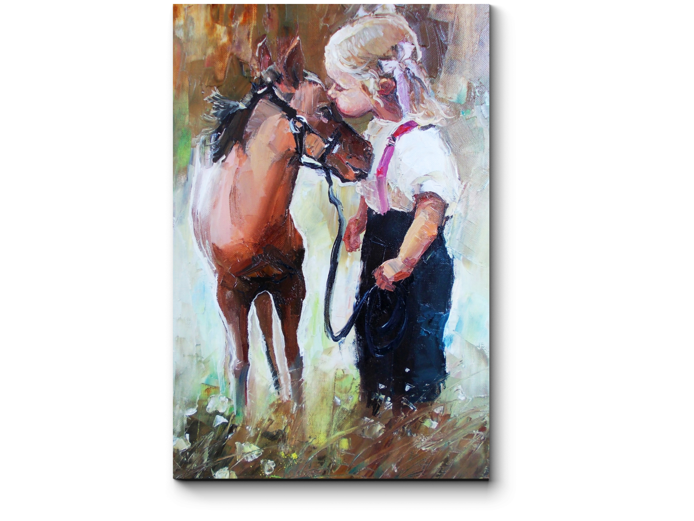 Картина добрые друзья. Лошадь для детей. Модульная картина девочка и лошадка. Модульная картина ,,девочка и пони". Картины по дружеским ценам.
