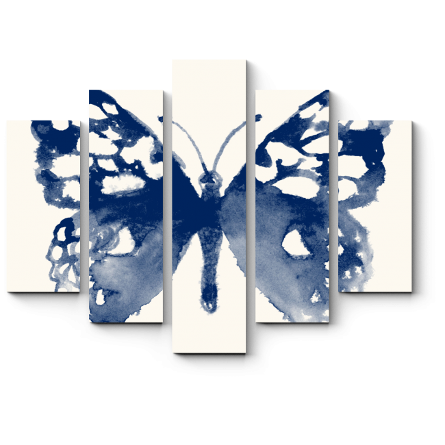 Модульная картина Бабочка, акварель