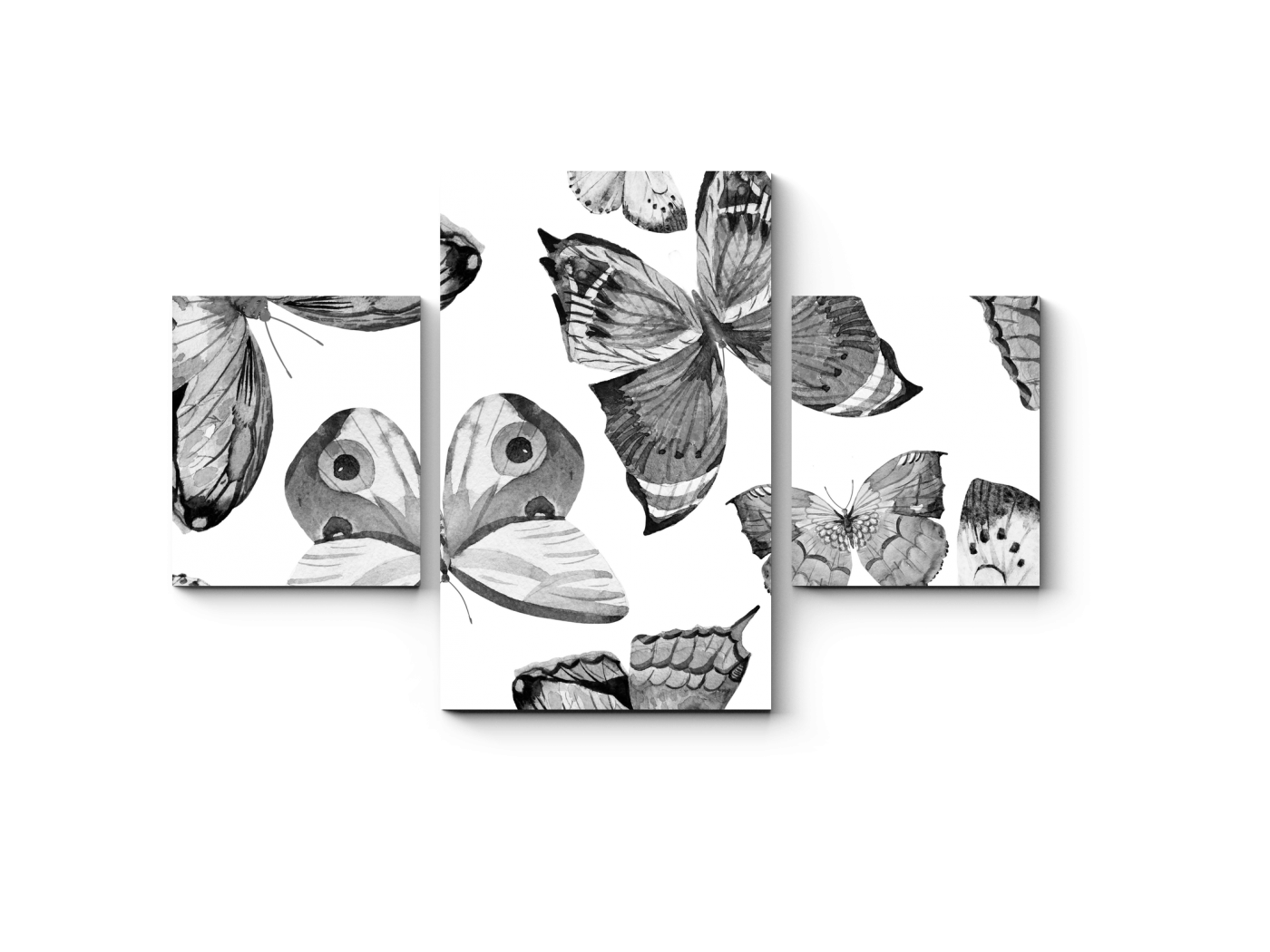 

Модульная картина Picsis, Черно-белый мир (20x20)