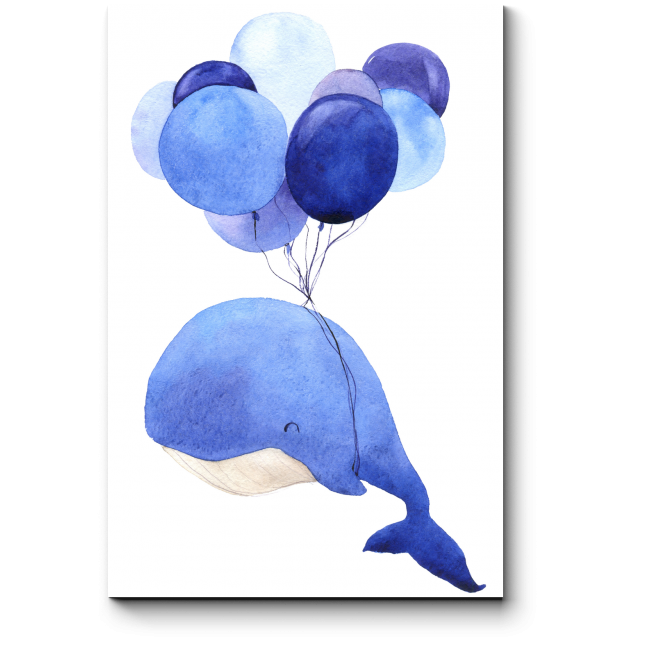 Модульная картина Голубая мечта кита