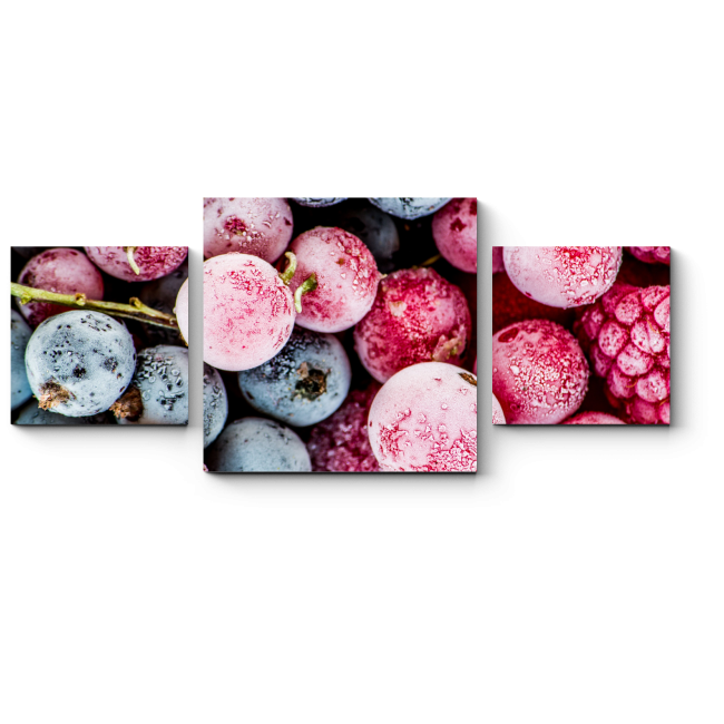 Модульная картина Ледяные ягоды