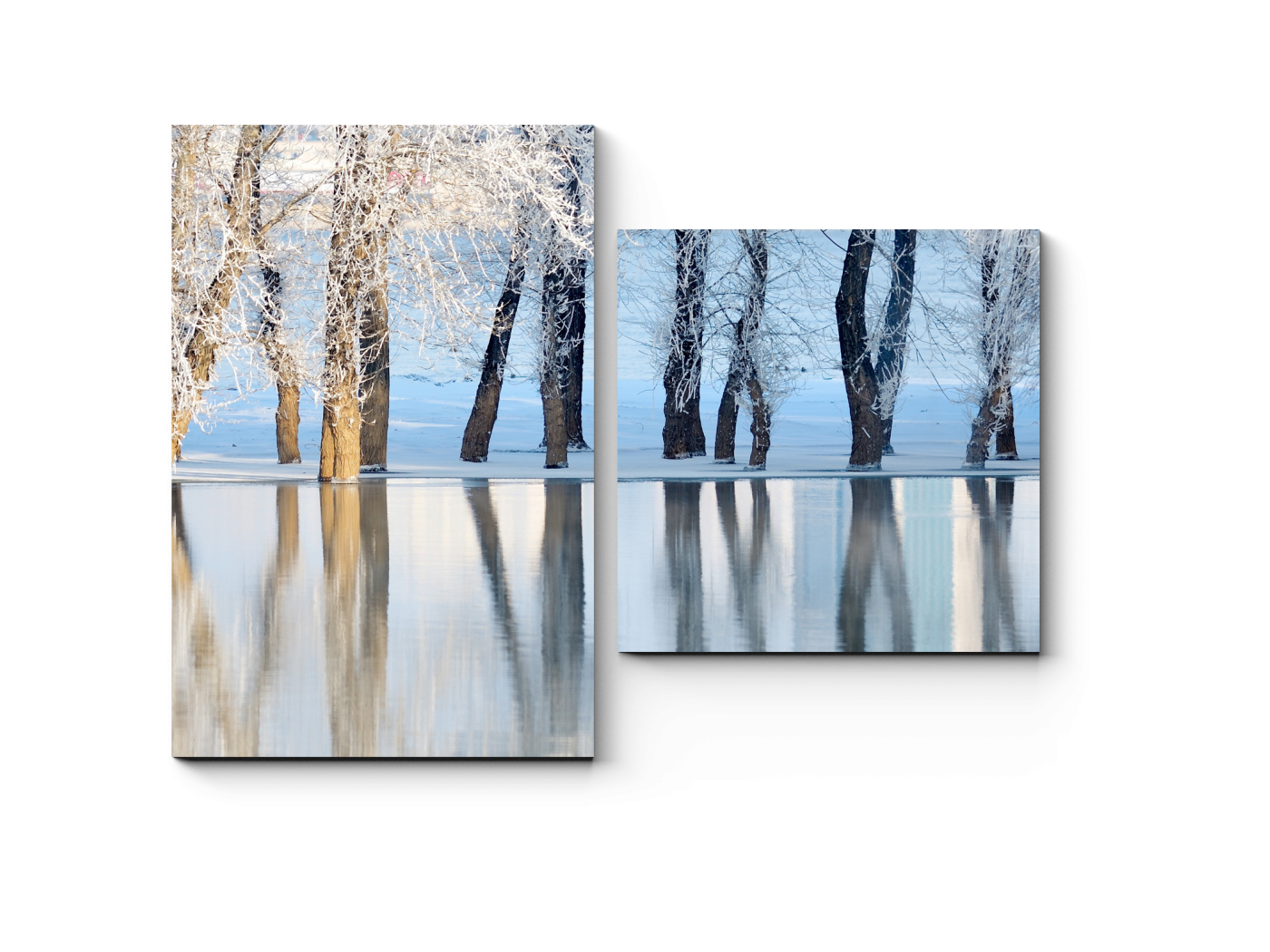 

Модульная картина Picsis, Зимний пейзаж (20x30)