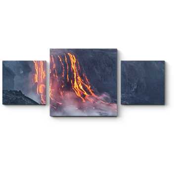 Модульная картина Гавайский вулкан 