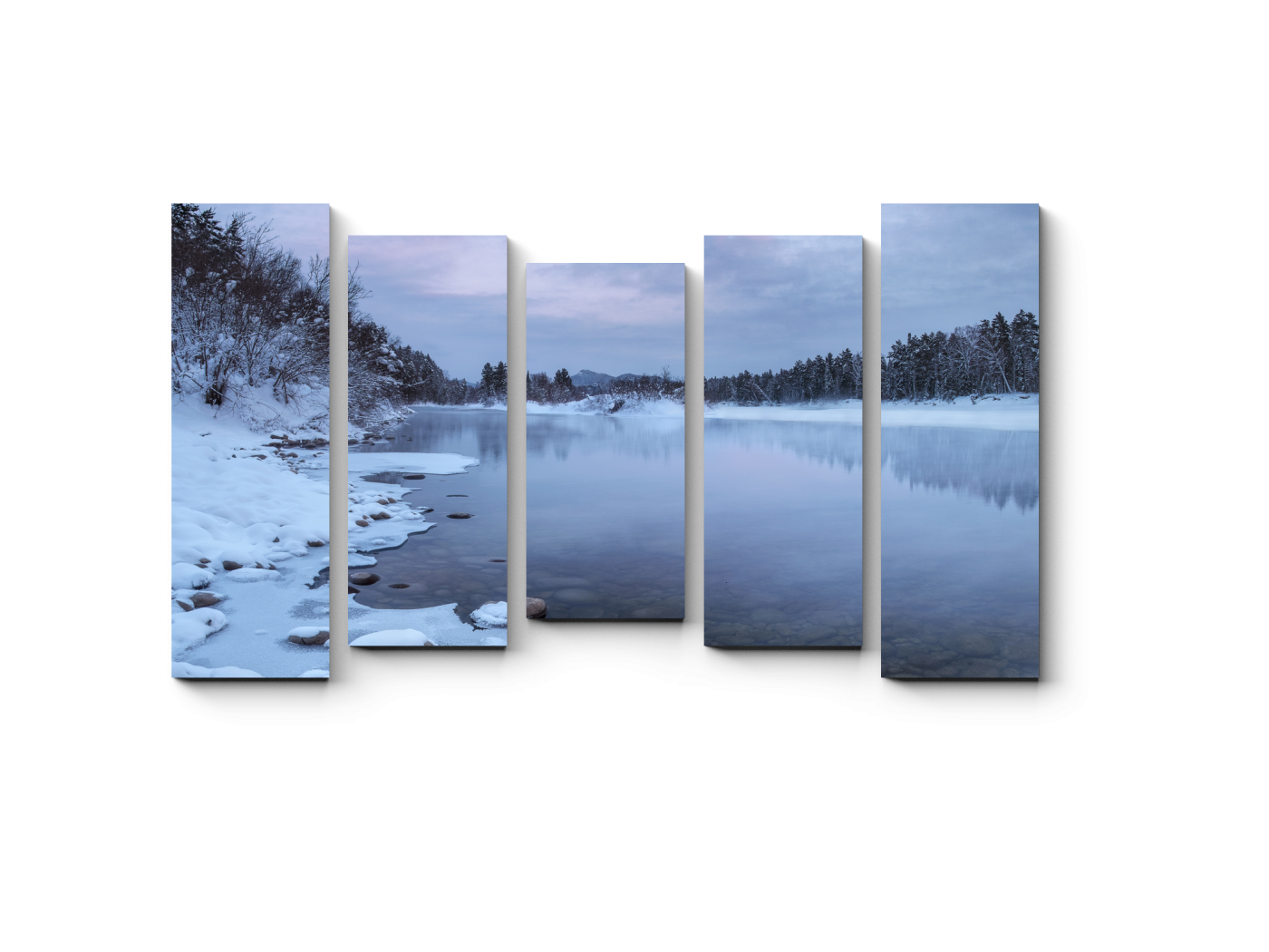 

Модульная картина Picsis, Морозное утро выдалось тихим (20x30)